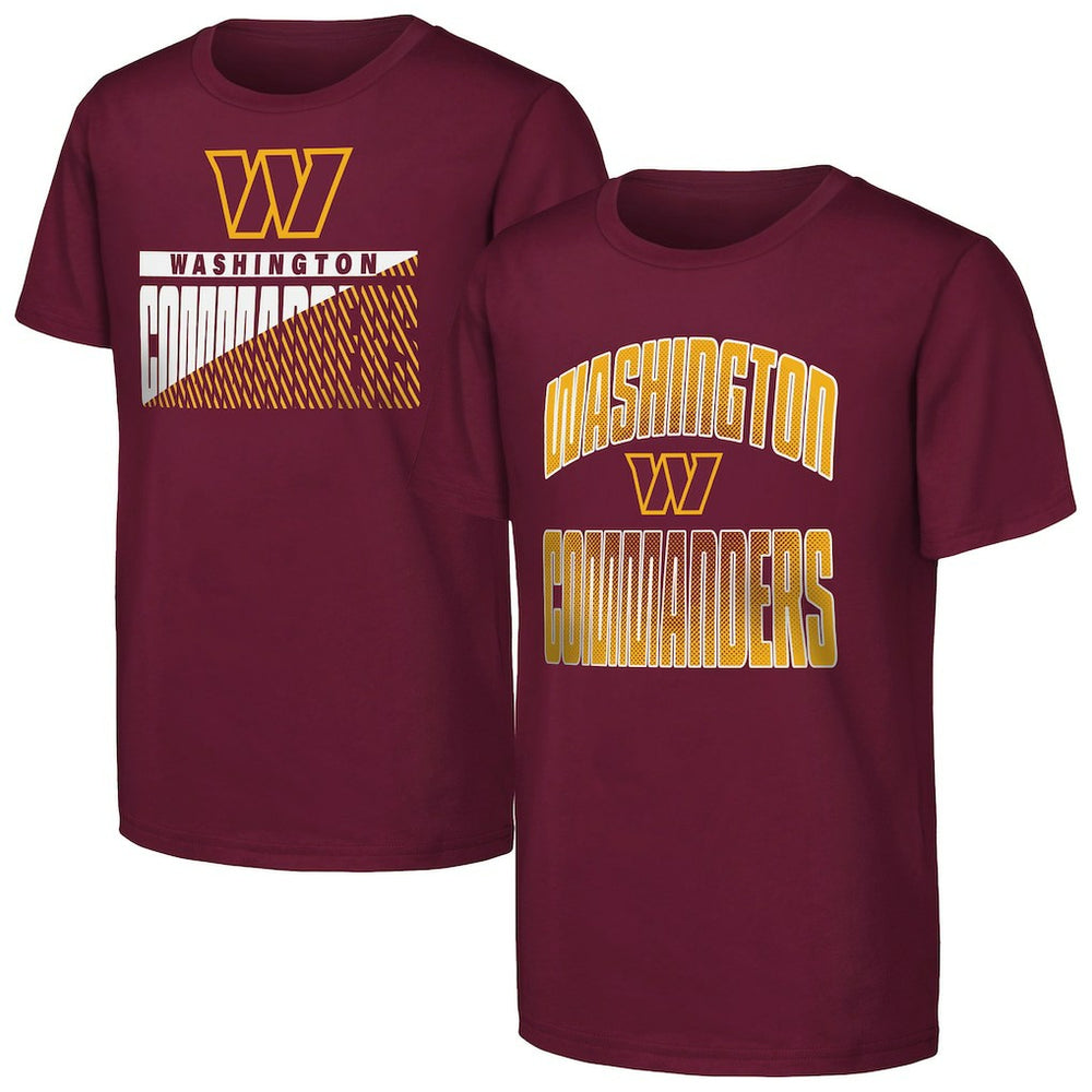 Washington Commanders  Outerstuff Youth Never Quit 2-Pack T-Shirt Set