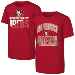 San Francisco 49ers  Outerstuff Youth Never Quit 2-Pack T-Shirt Set