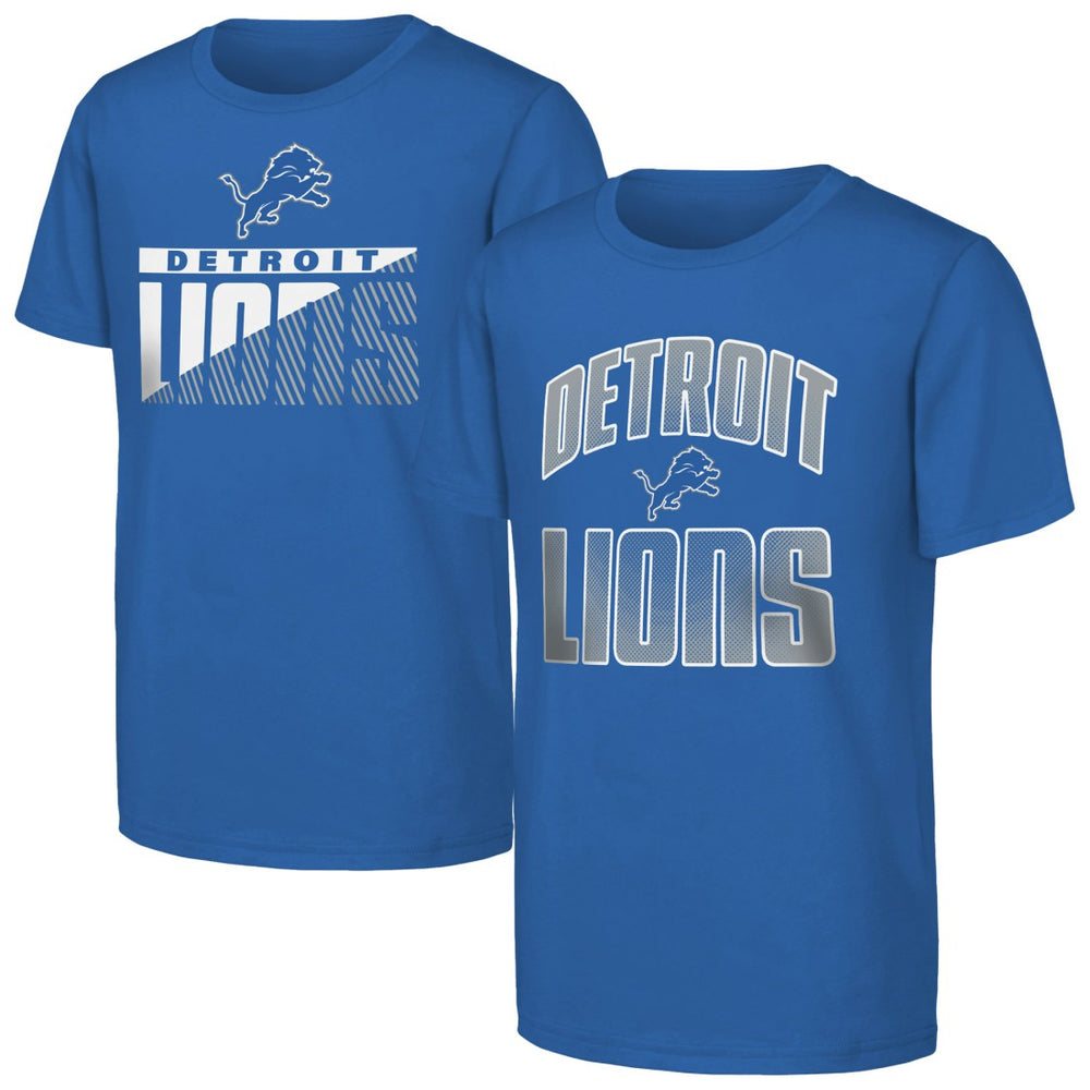 Detroit Lions  Outerstuff Youth Never Quit 2-Pack T-Shirt Set
