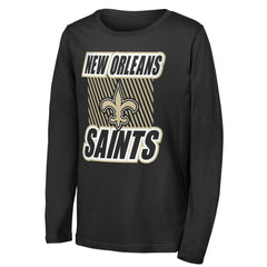 New Orleans Saints  Outerstuff Youth Never Settle Long Sleeve T-Shirt
