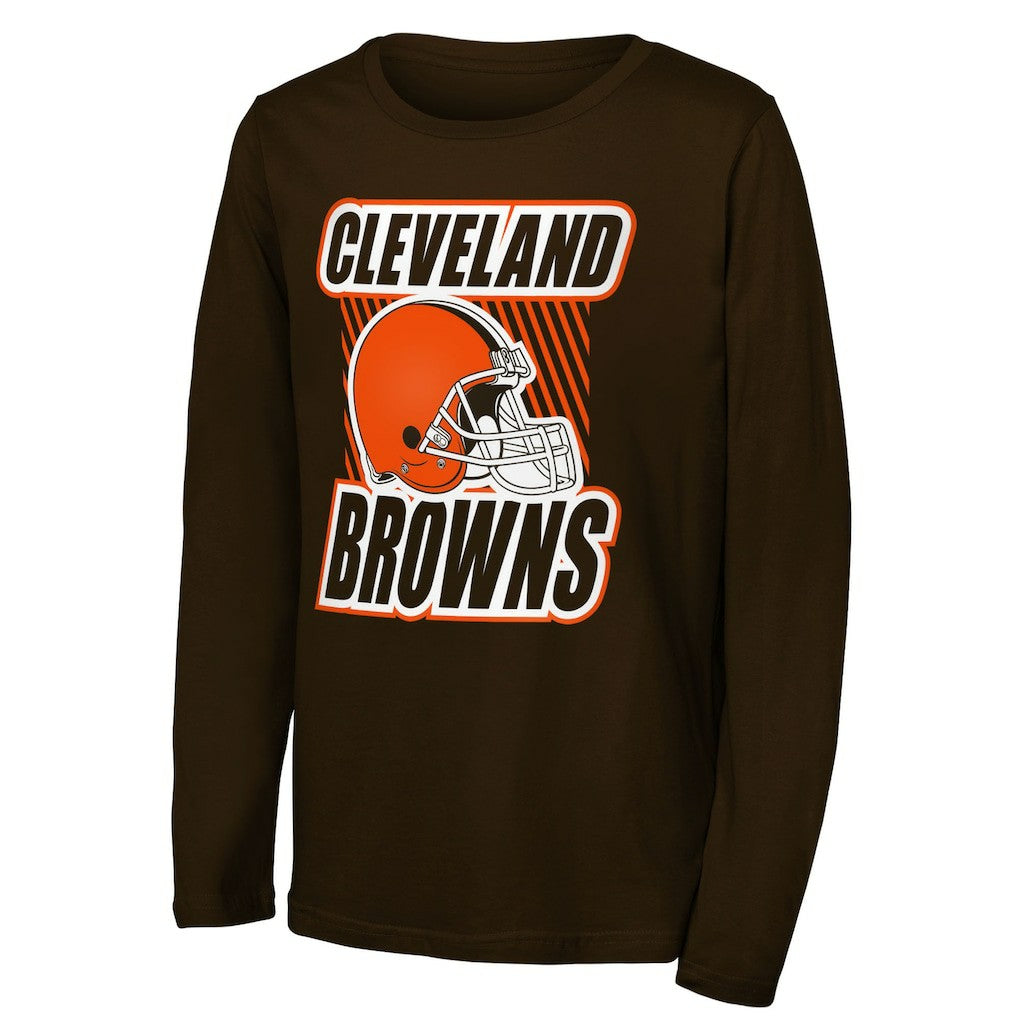 Cleveland Browns  Outerstuff Youth Never Settle Long Sleeve T-Shirt