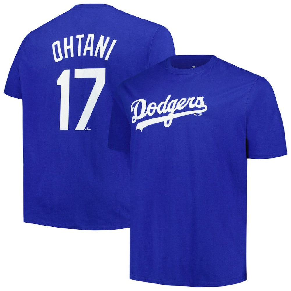Shohei Ohtani Los Angeles Dodgers Profile Big & Tall Name & Number T-Shirt | MLB Sale