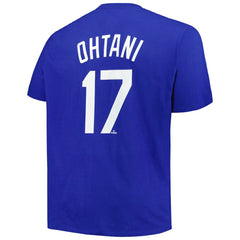 Shohei Ohtani Los Angeles Dodgers Profile Big & Tall Name & Number T-Shirt | MLB Sale