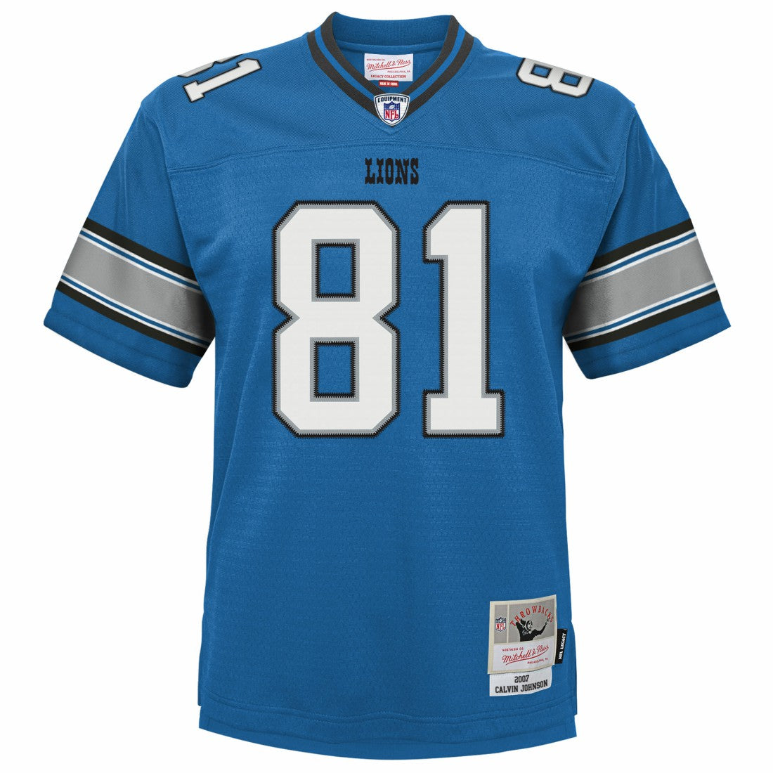 Detroit Lions Mitchell & Ness Calvin Johnson  Youth Legacy Replica Jersey