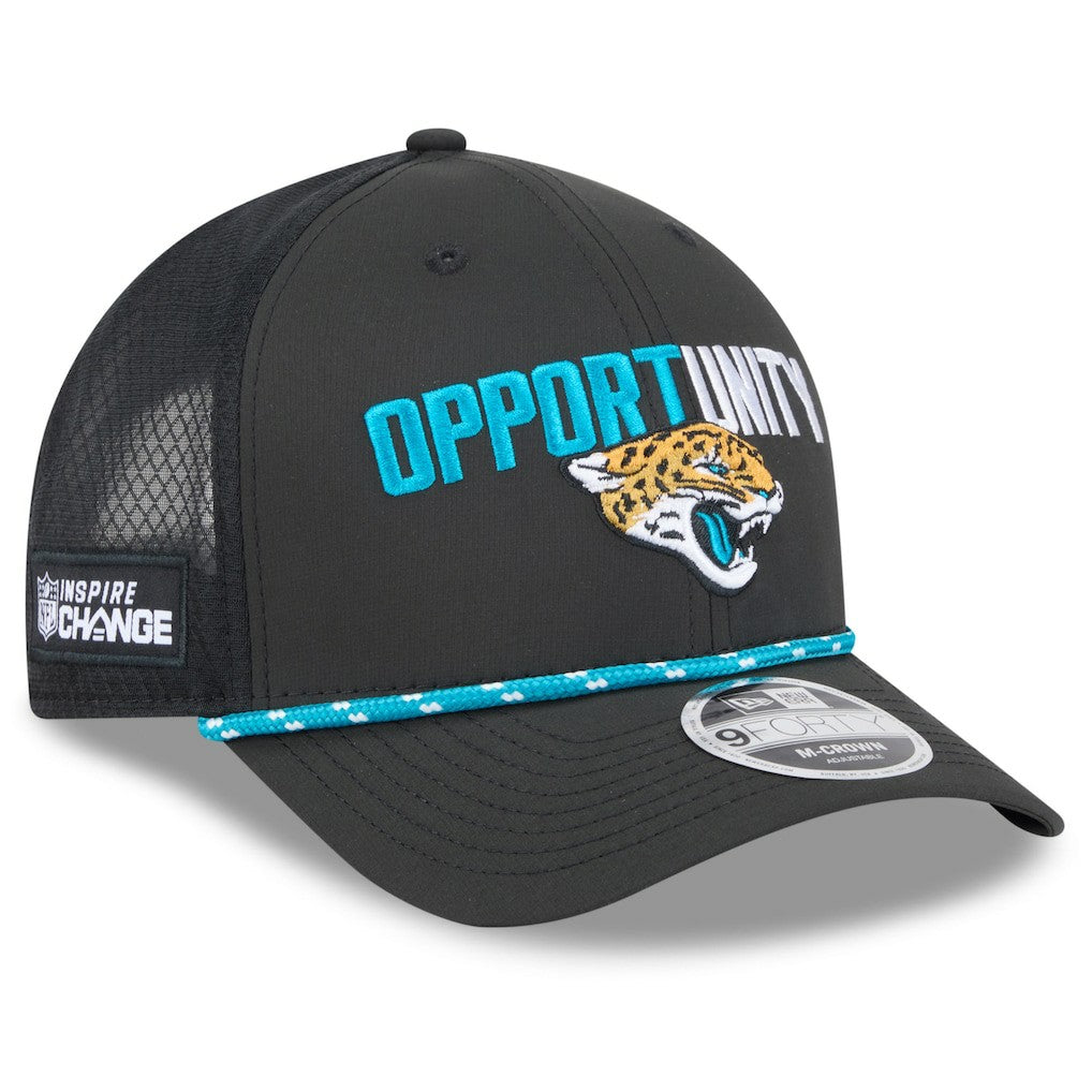 Jacksonville Jaguars New Era 2025 Inspire Change 9FORTY M-Crown Adjustable Hat