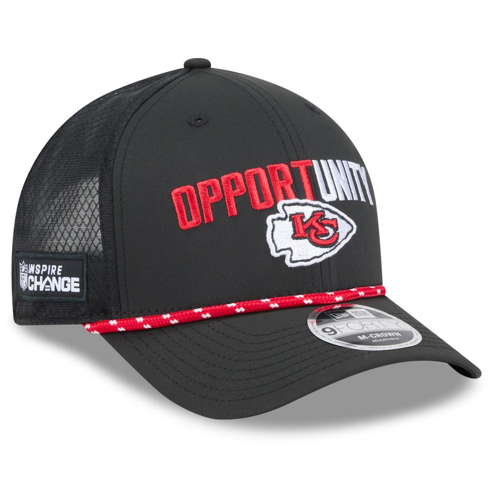 Kansas City Chiefs New Era 2025 Inspire Change 9FORTY M-Crown Adjustable Hat
