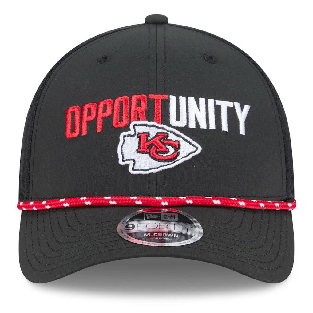 Kansas City Chiefs New Era 2025 Inspire Change 9FORTY M-Crown Adjustable Hat