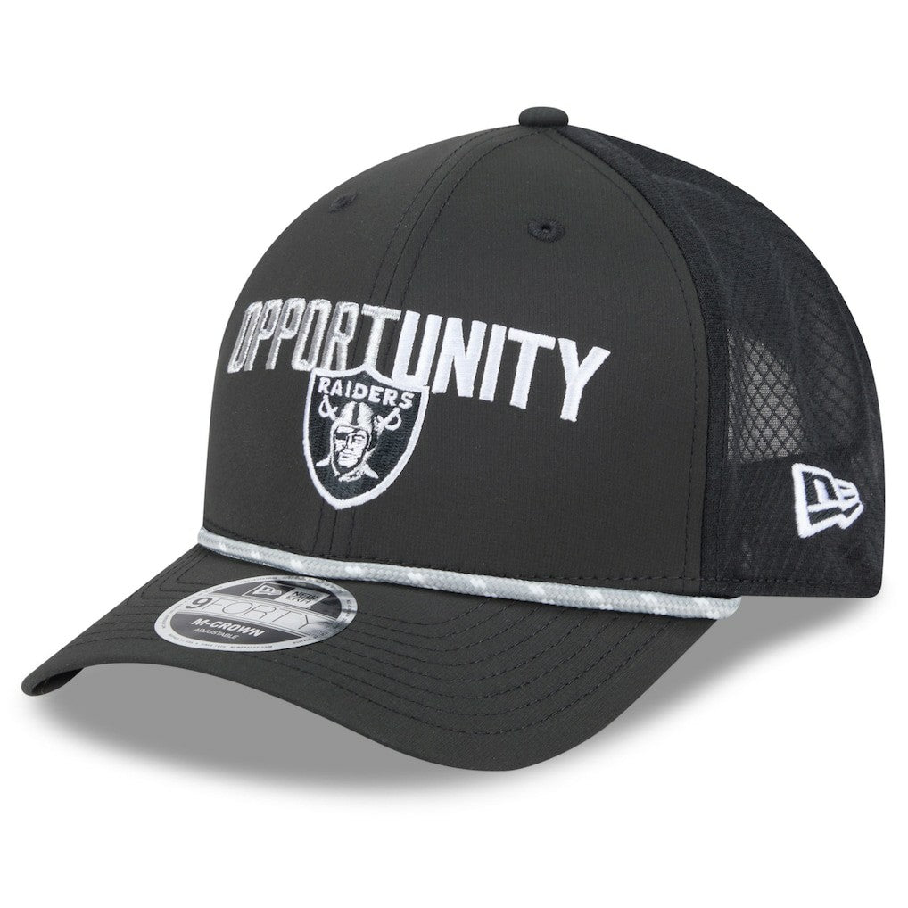 Las Vegas Raiders New Era 2025 Inspire Change 9FORTY M-Crown Adjustable Hat
