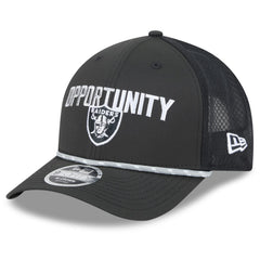Las Vegas Raiders New Era 2025 Inspire Change 9FORTY M-Crown Adjustable Hat