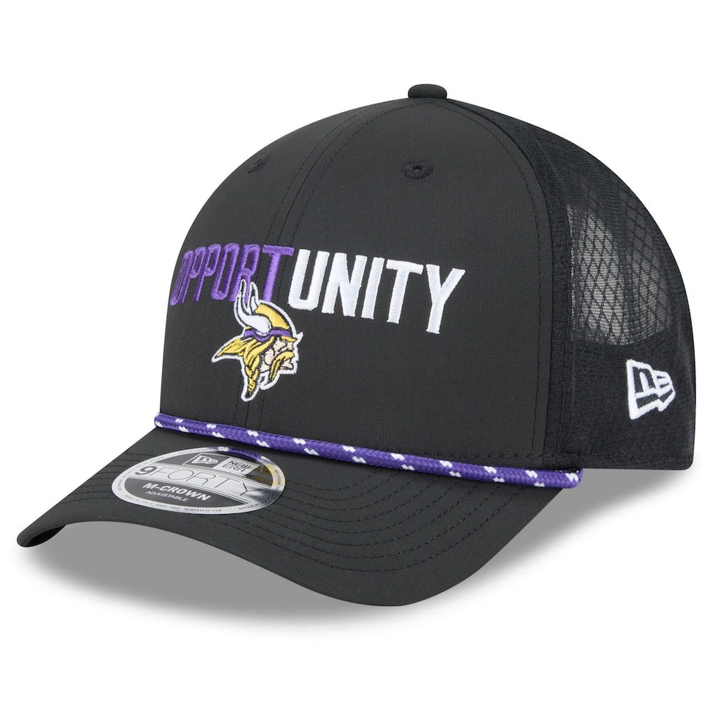 Minnesota Vikings New Era 2025 Inspire Change 9FORTY M-Crown Adjustable Hat