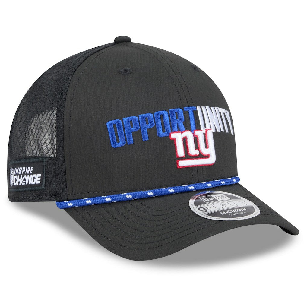 New York Giants New Era 2025 Inspire Change 9FORTY M-Crown Adjustable Hat
