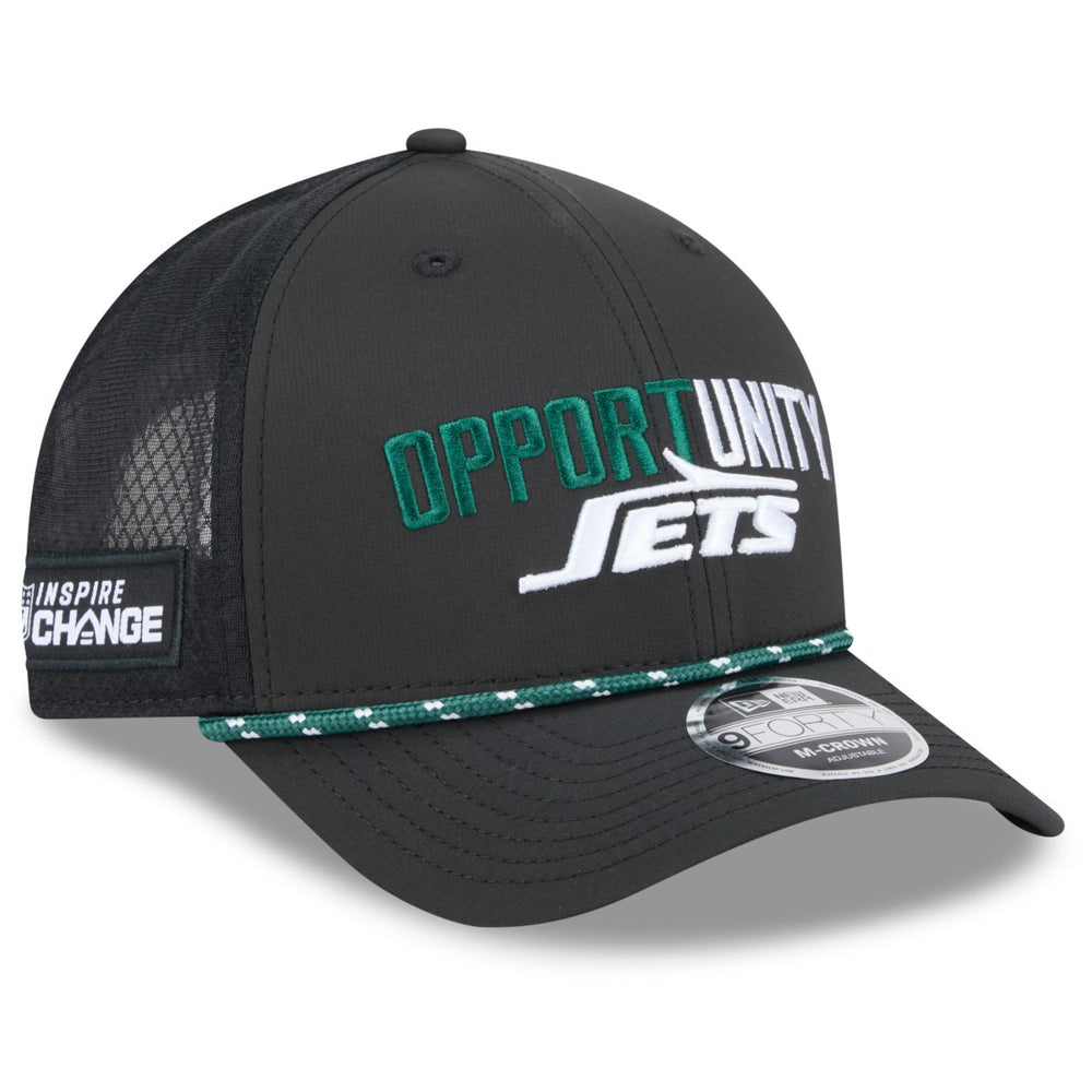 New York Jets New Era 2025 Inspire Change 9FORTY M-Crown Adjustable Hat