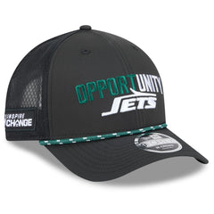 New York Jets New Era 2025 Inspire Change 9FORTY M-Crown Adjustable Hat