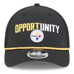 Pittsburgh Steelers New Era 2025 Inspire Change 9FORTY M-Crown Adjustable Hat