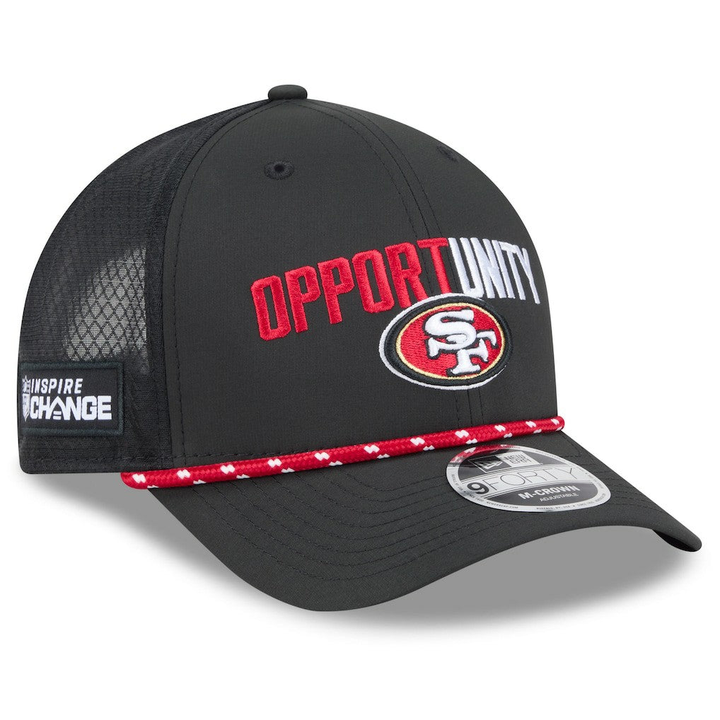 San Francisco 49ers New Era 2025 Inspire Change 9FORTY M-Crown Adjustable Hat