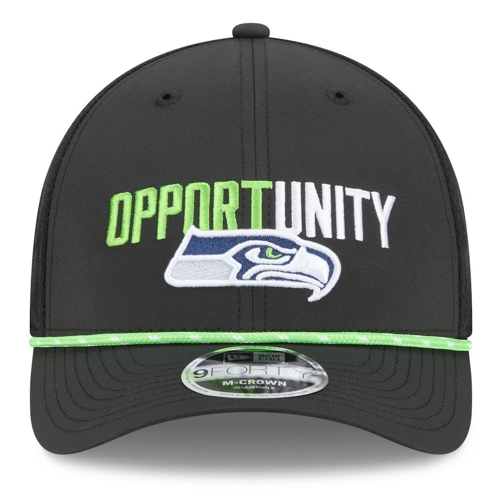 Seattle Seahawks New Era 2025 Inspire Change 9FORTY M-Crown Adjustable Hat