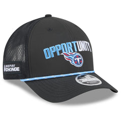 Tennessee Titans New Era 2025 Inspire Change 9FORTY M-Crown Adjustable Hat