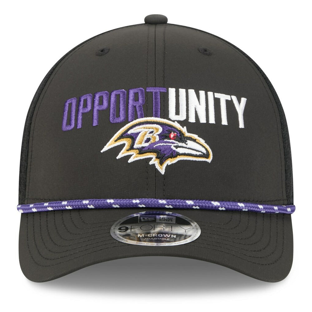 Baltimore Ravens New Era 2025 Inspire Change 9FORTY M-Crown Adjustable Hat