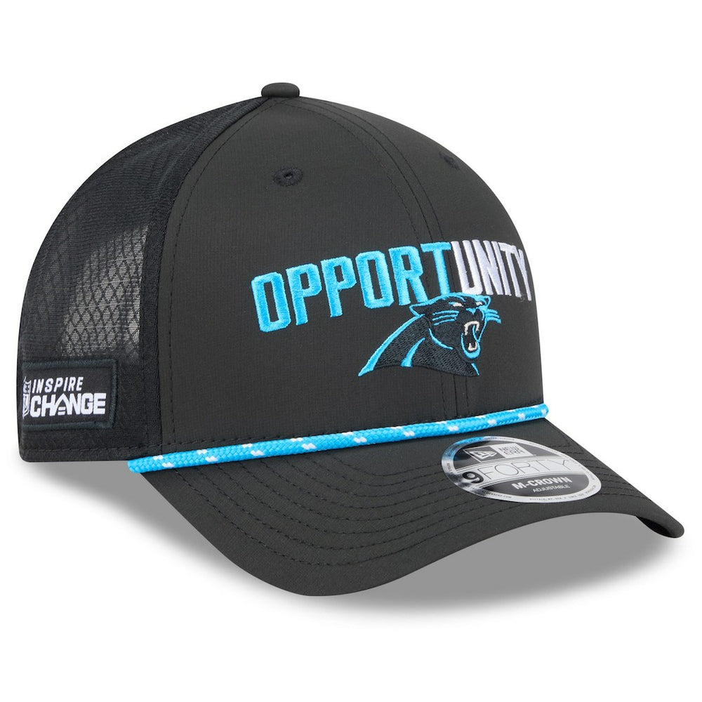 Carolina Panthers New Era 2025 Inspire Change 9FORTY M-Crown Adjustable Hat