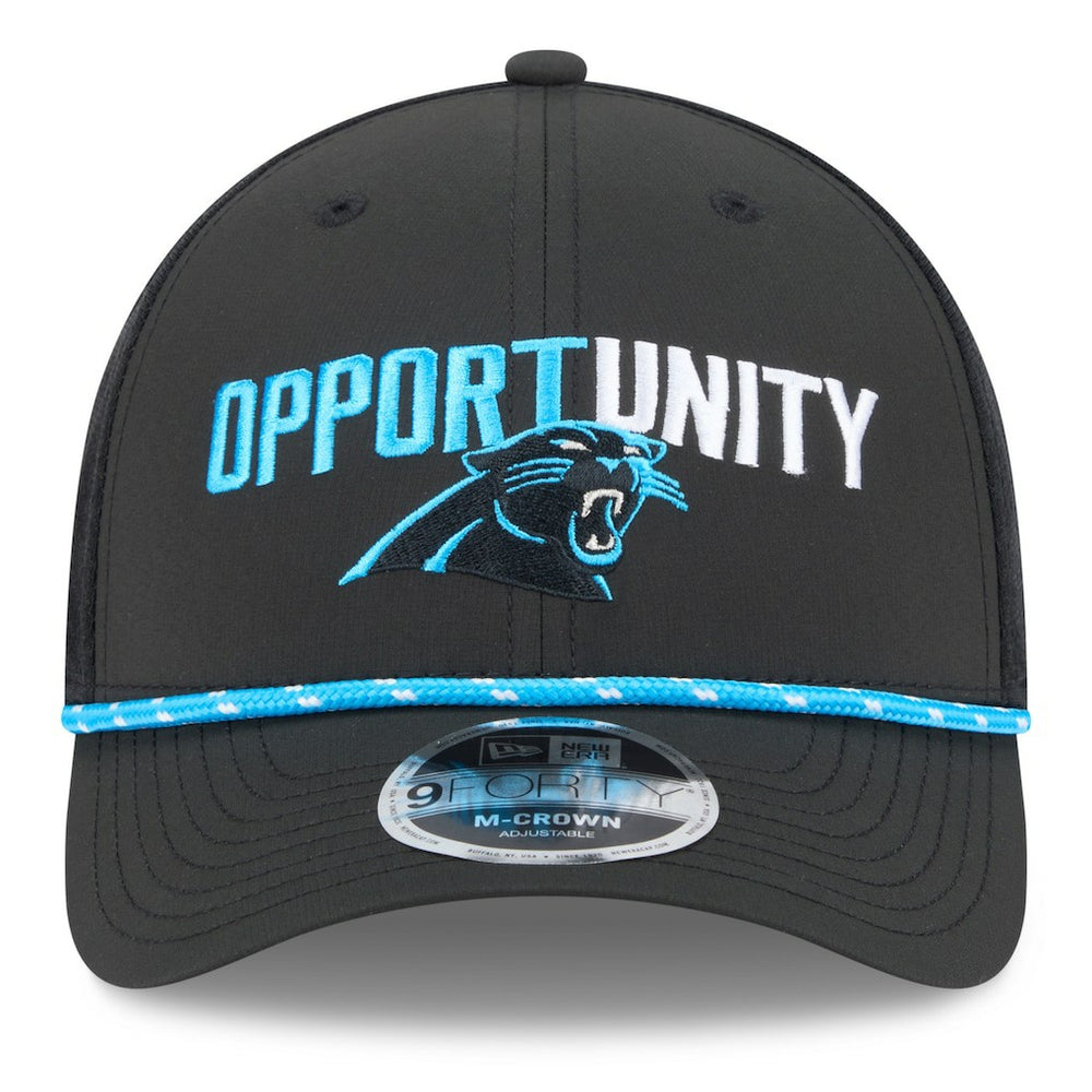 Carolina Panthers New Era 2025 Inspire Change 9FORTY M-Crown Adjustable Hat