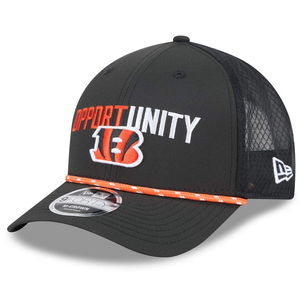 Cincinnati Bengals New Era 2025 Inspire Change 9FORTY M-Crown Adjustable Hat