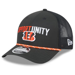 Cincinnati Bengals New Era 2025 Inspire Change 9FORTY M-Crown Adjustable Hat