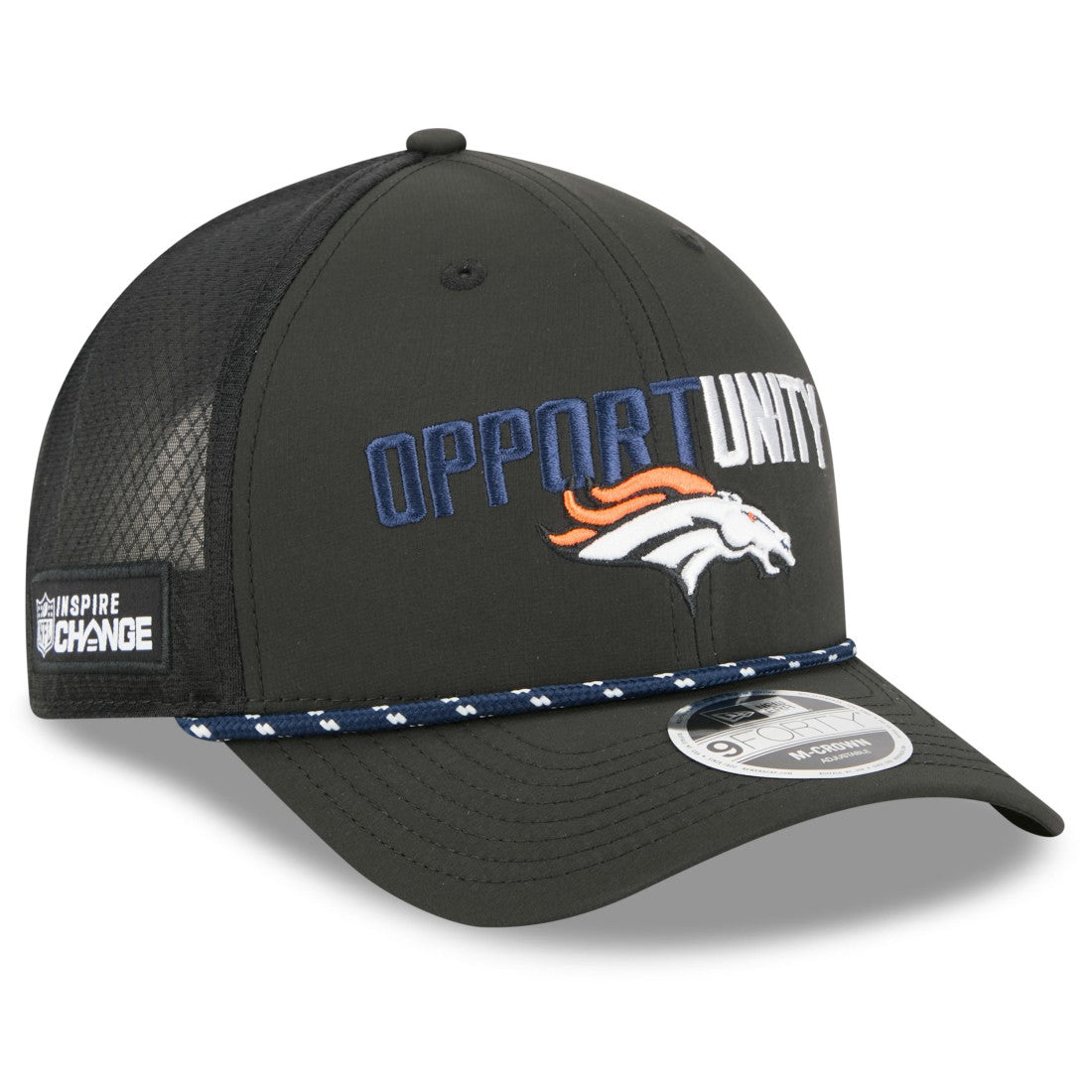 Denver Broncos New Era 2025 Inspire Change 9FORTY M-Crown Adjustable Hat