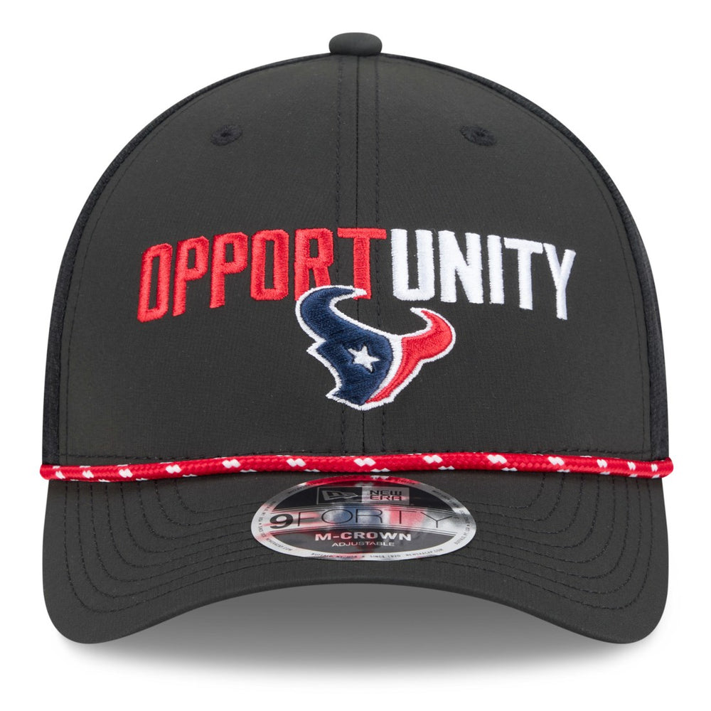 Houston Texans New Era 2025 Inspire Change 9FORTY M-Crown Adjustable Hat