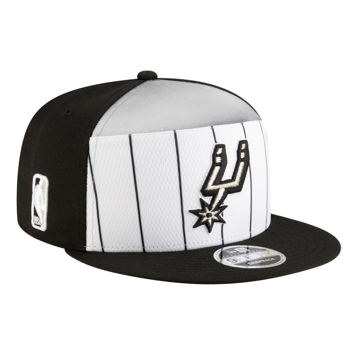 San Antonio Spurs Youth 2025 NBA Tip Off Split Panel 9FIFTY Snapback Hat On Sale