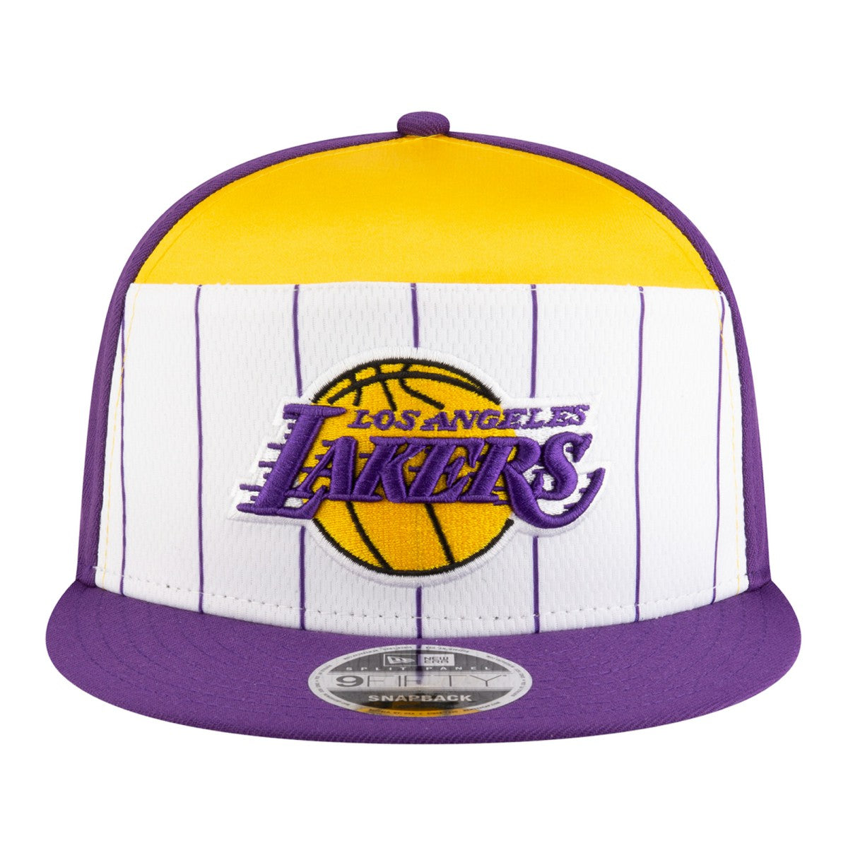 Los Angeles Lakers Youth 2025 NBA Tip Off Split Panel 9FIFTY Snapback Hat On Sale