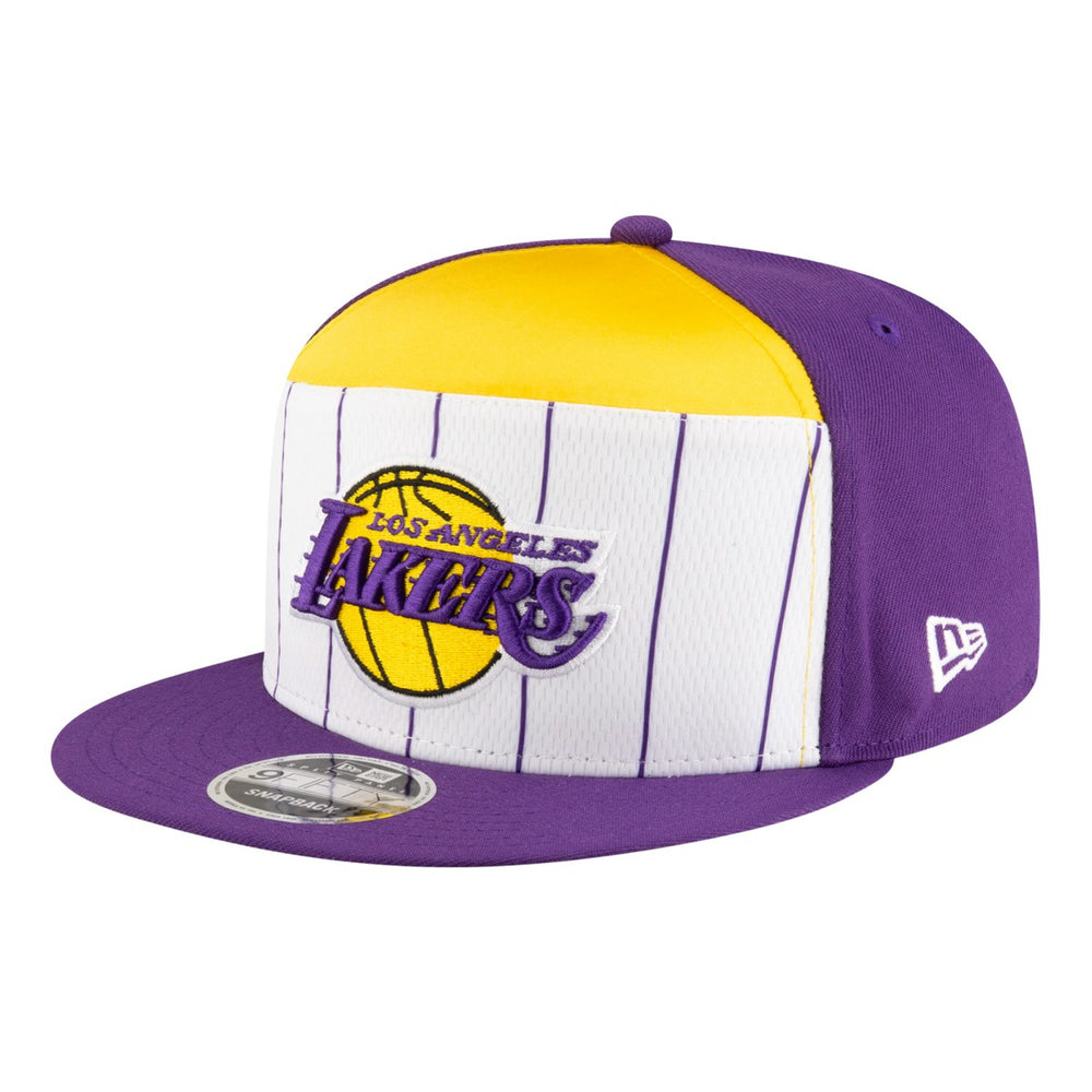 Los Angeles Lakers Youth 2025 NBA Tip Off Split Panel 9FIFTY Snapback Hat On Sale