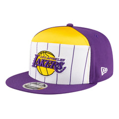 Los Angeles Lakers Youth 2025 NBA Tip Off Split Panel 9FIFTY Snapback Hat On Sale