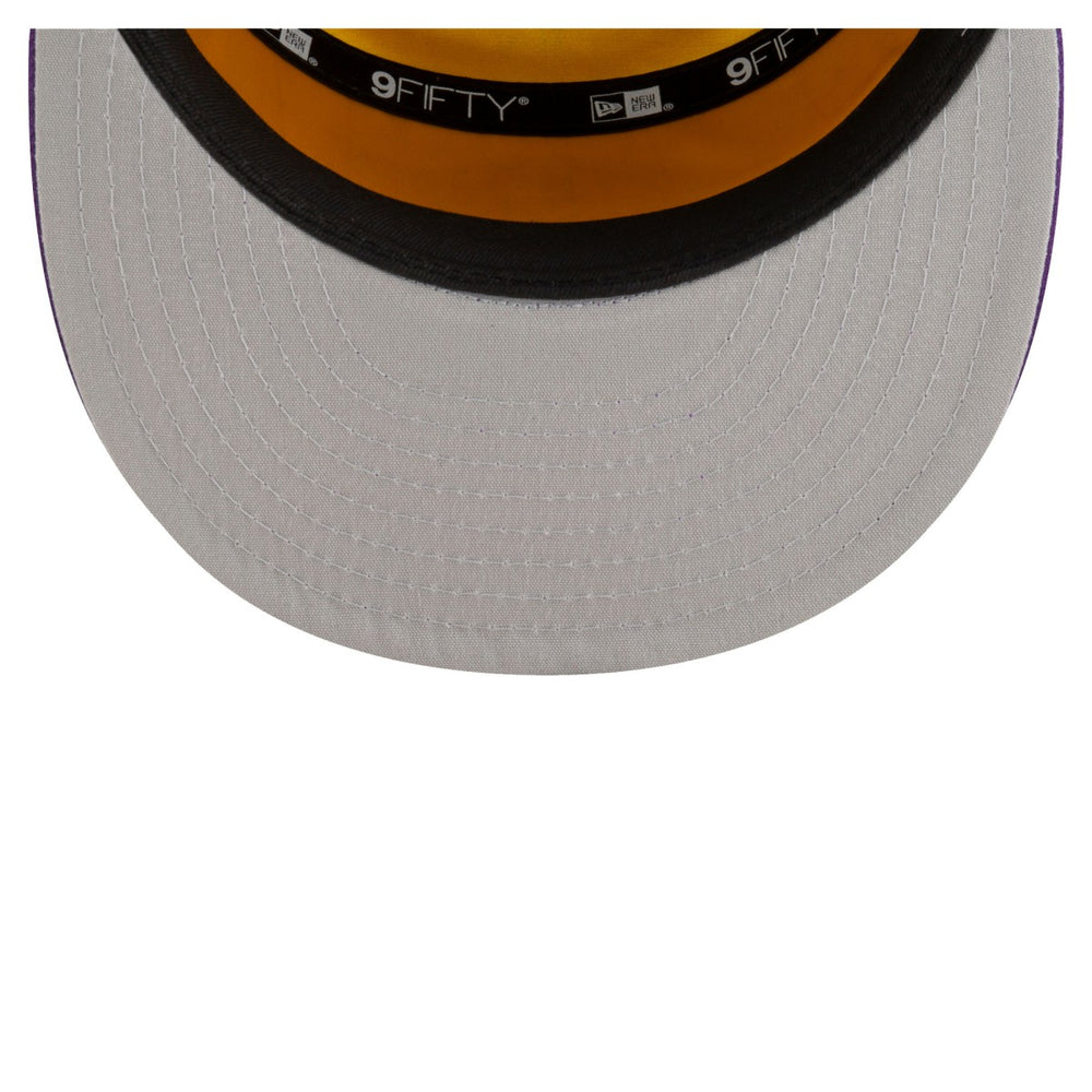 Los Angeles Lakers Youth 2025 NBA Tip Off Split Panel 9FIFTY Snapback Hat On Sale