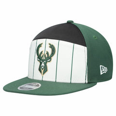 Milwaukee Bucks Youth 2025 NBA Tip Off Split Panel 9FIFTY Snapback Hat On Sale