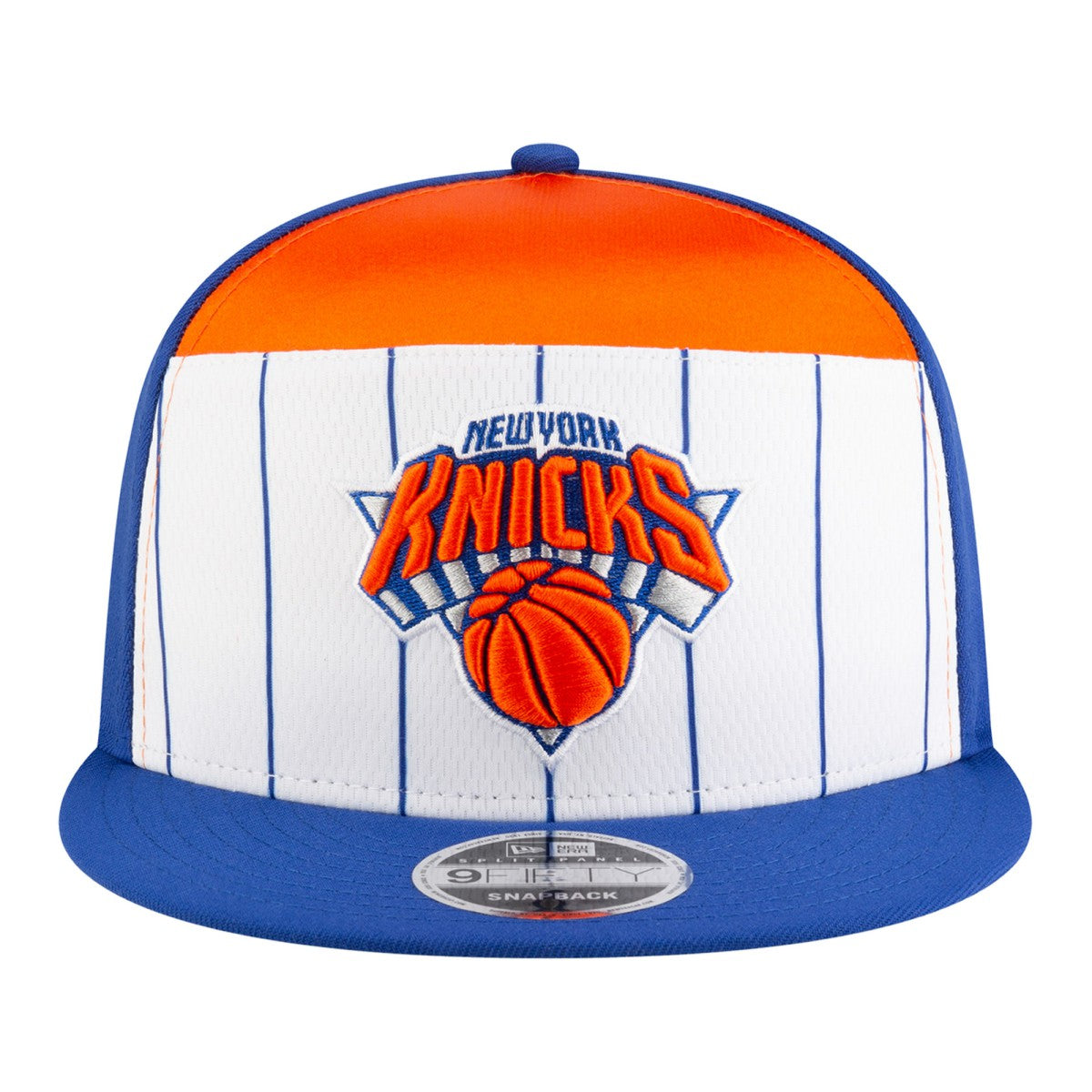 New York Knicks Youth 2025 NBA Tip Off Split Panel 9FIFTY Snapback Hat Discount