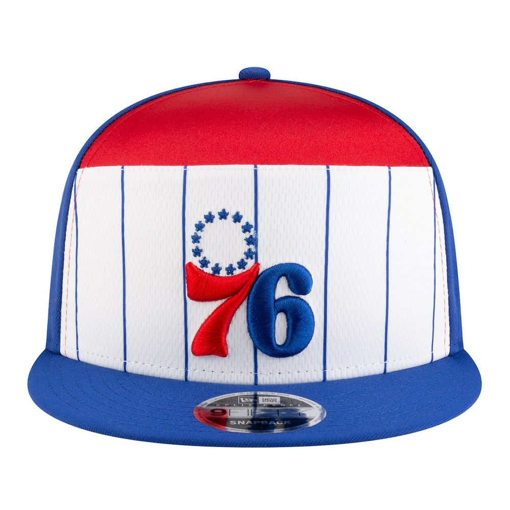 Philadelphia 76ers Youth 2025 NBA Tip Off Split Panel 9FIFTY Snapback Hat Online