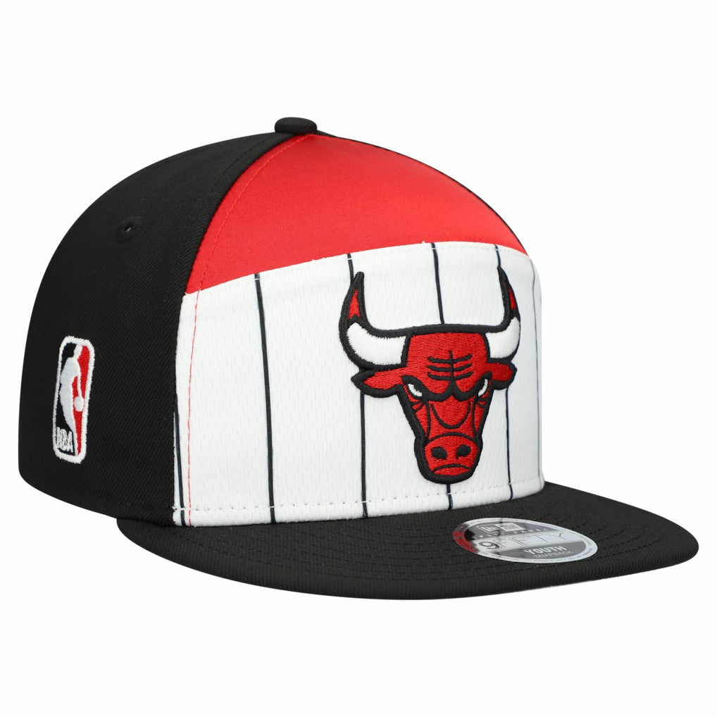 Chicago Bulls Youth 2025 NBA Tip Off Split Panel 9FIFTY Snapback Hat Outlet