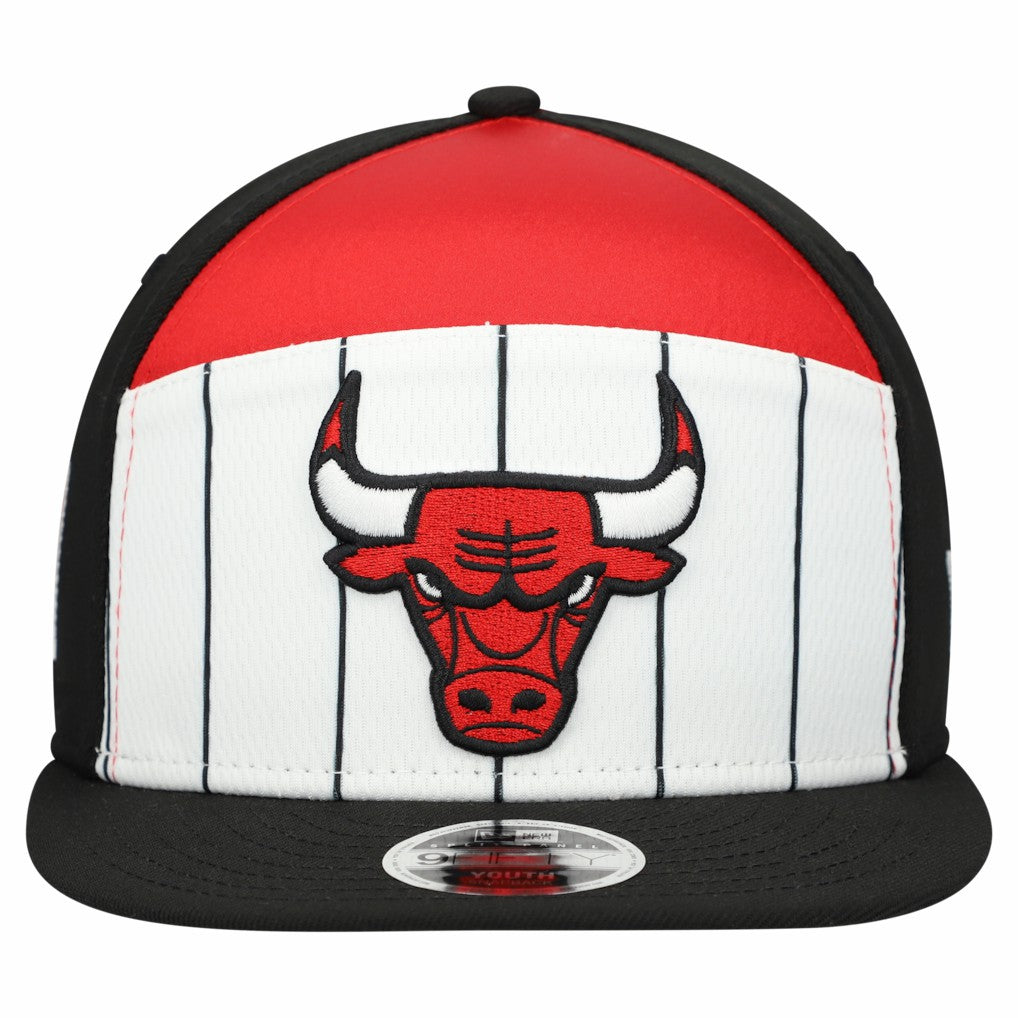 Chicago Bulls Youth 2025 NBA Tip Off Split Panel 9FIFTY Snapback Hat Outlet