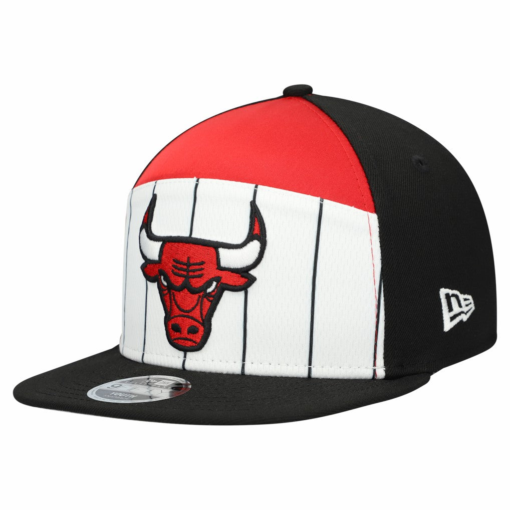 Chicago Bulls Youth 2025 NBA Tip Off Split Panel 9FIFTY Snapback Hat Outlet
