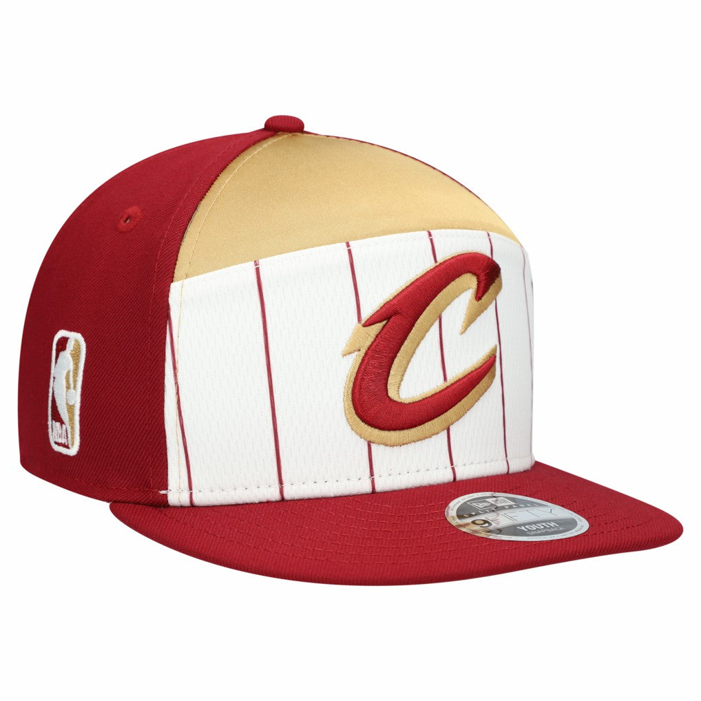 Cleveland Cavaliers Youth 2025 NBA Tip Off Split Panel 9FIFTY Snapback Hat sale New
