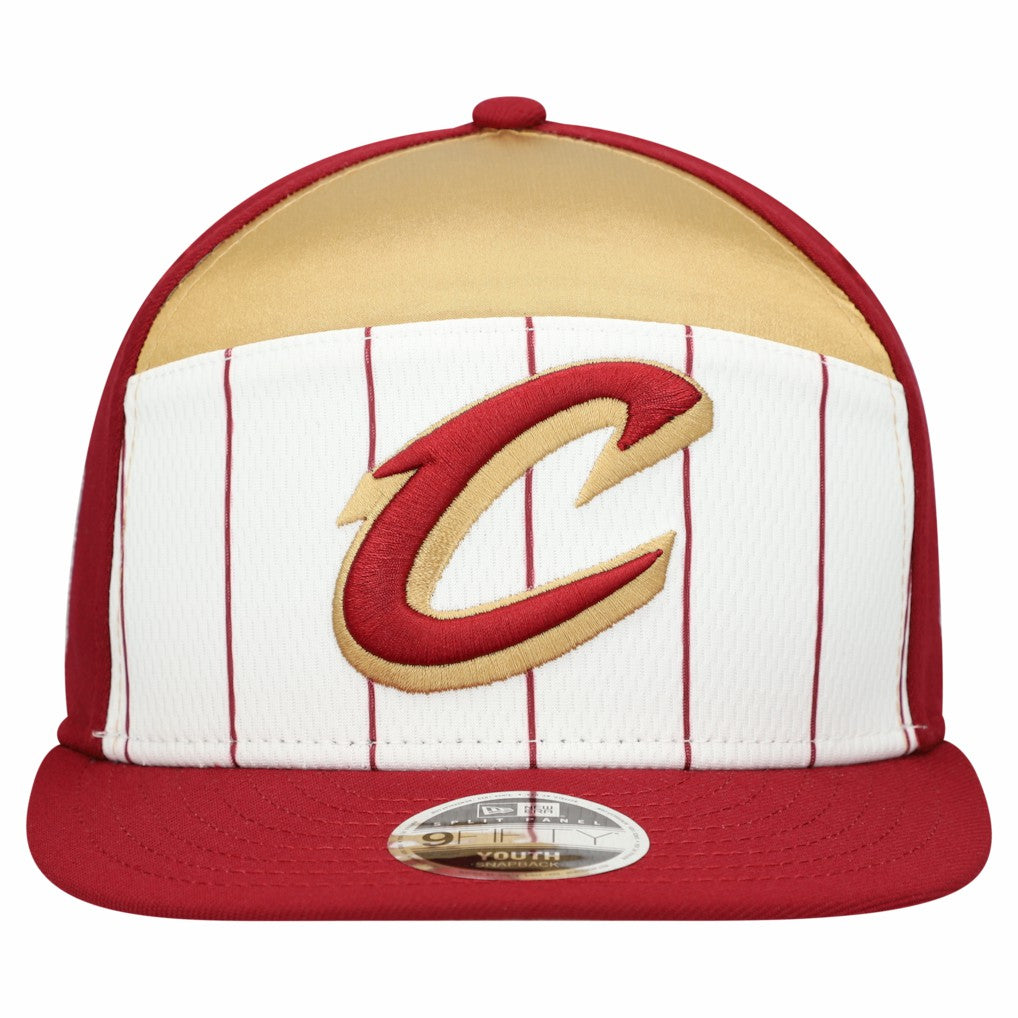 Cleveland Cavaliers Youth 2025 NBA Tip Off Split Panel 9FIFTY Snapback Hat sale New