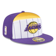 Los Angeles Lakers 2025 NBA Tip Off Split Panel 59FIFTY Fitted Hat On Sale