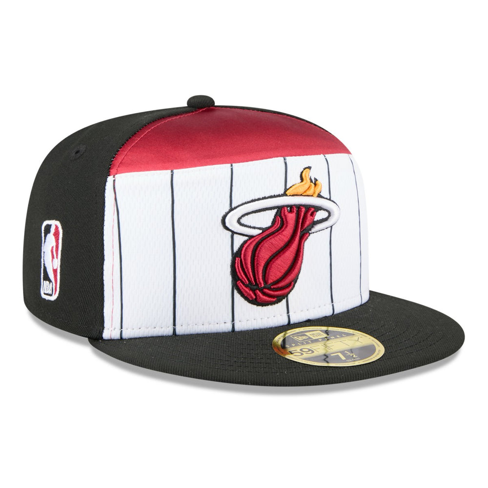 Miami Heat 2025 NBA Tip Off Split Panel 59FIFTY Fitted Hat Online