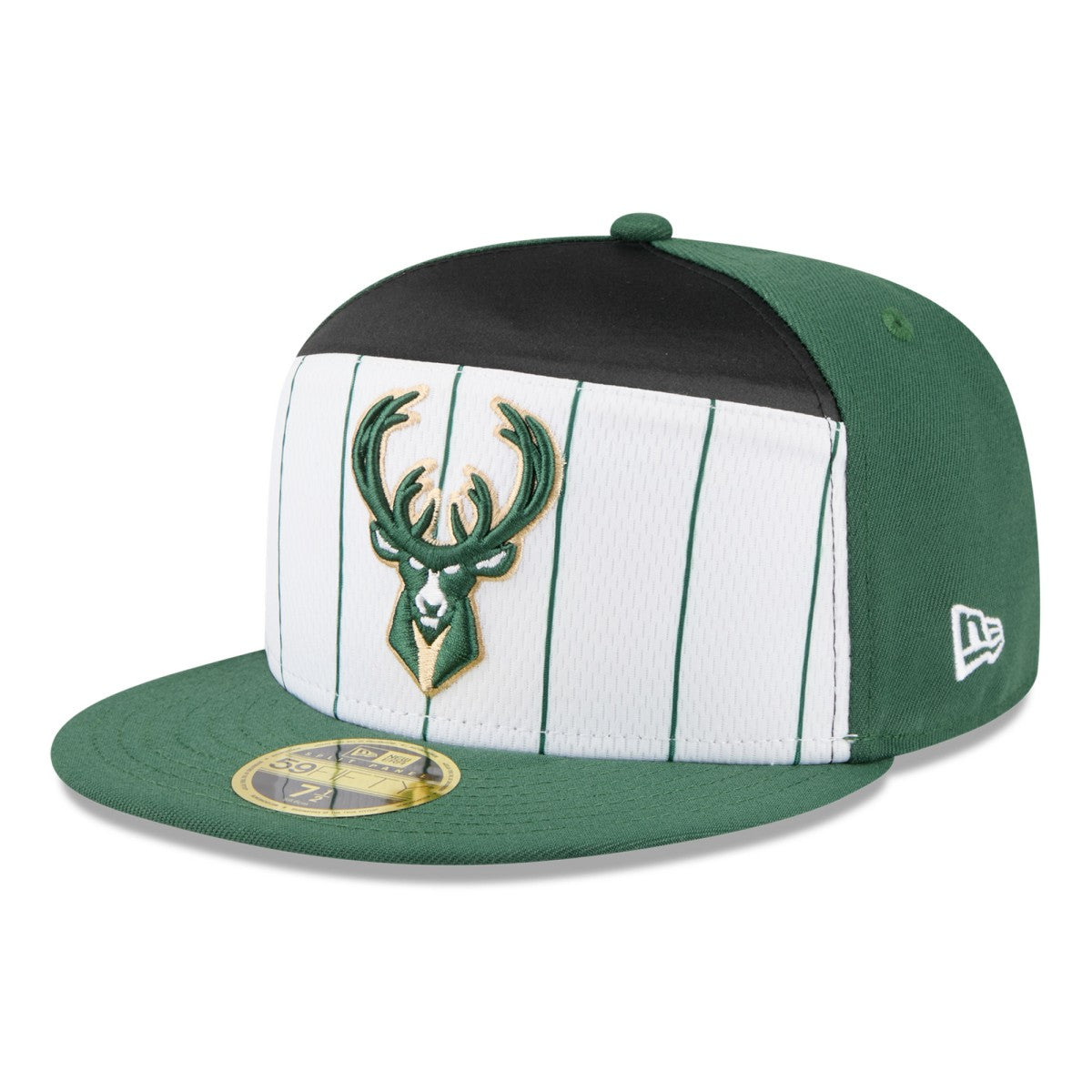 Milwaukee Bucks 2025 NBA Tip Off Split Panel 59FIFTY Fitted Hat On Sale