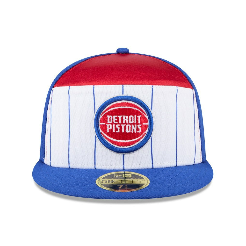 Detroit Pistons 2025 NBA Tip Off Split Panel 59FIFTY Fitted Hat sale On Sale