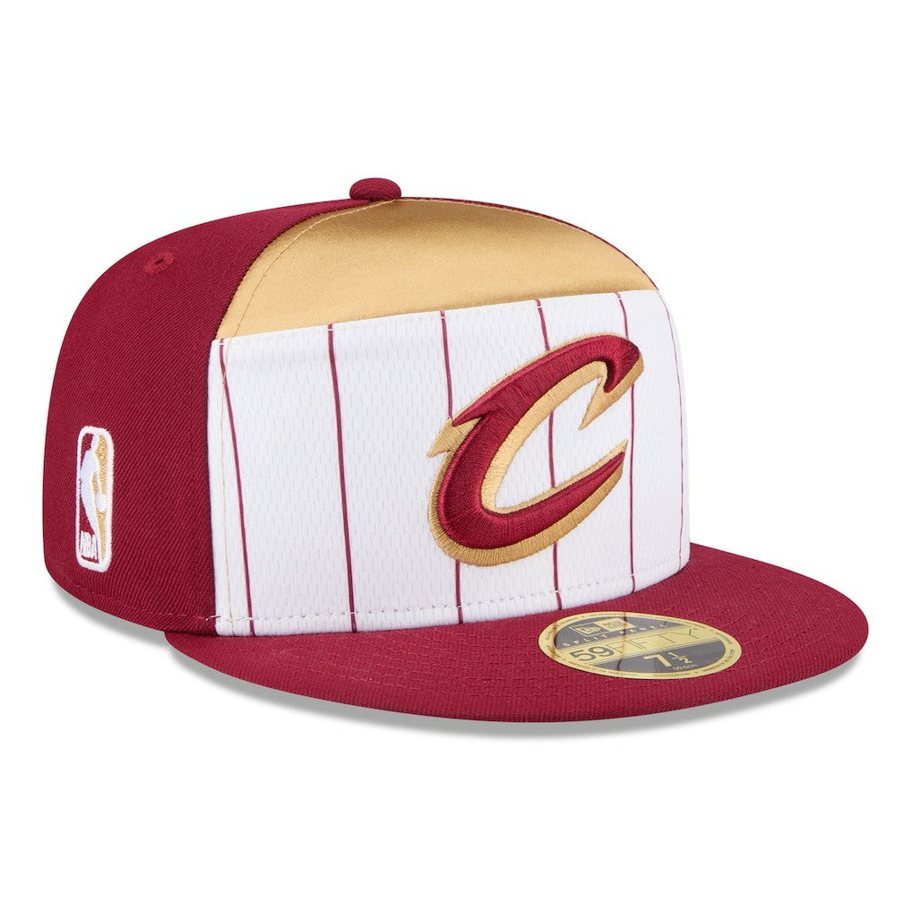 Cleveland Cavaliers 2025 NBA Tip Off Split Panel 59FIFTY Fitted Hat sale On Sale