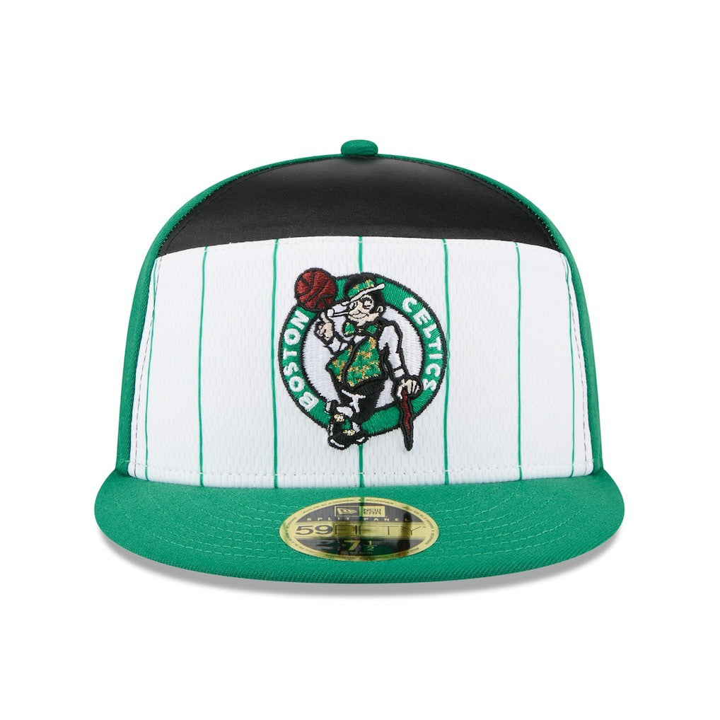 Boston Celtics 2025 NBA Tip Off Split Panel 59FIFTY Fitted Hat Online