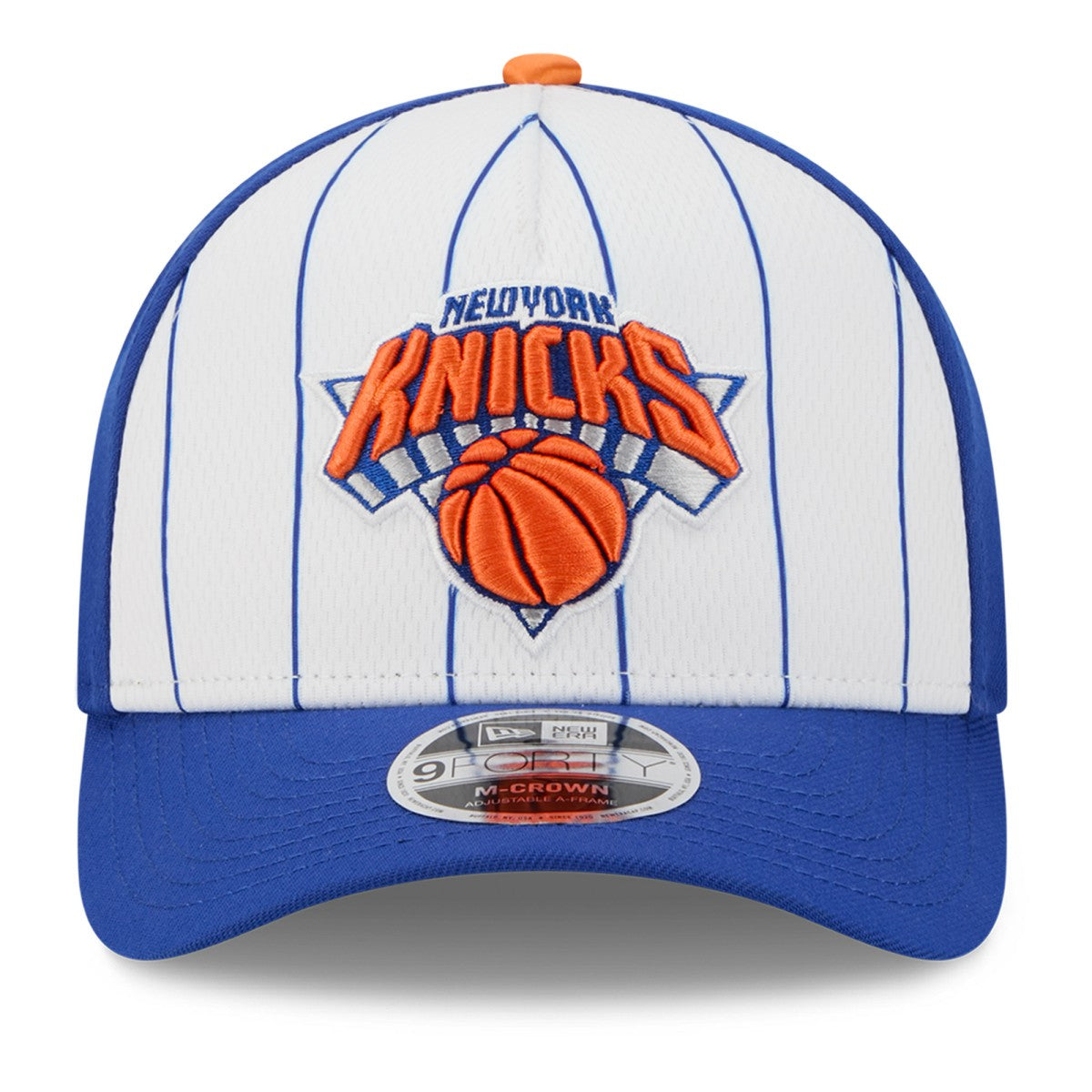 New York Knicks 2025 NBA Tip Off M-Crown A-Frame 9FORTY Adjustable Hat For Sale