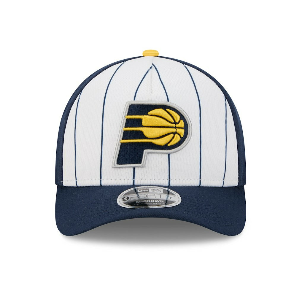 Indiana Pacers 2025 NBA Tip Off M-Crown A-Frame 9FORTY Adjustable Hat Discount