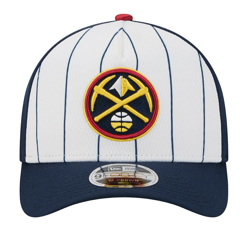 Denver Nuggets 2025 NBA Tip Off M-Crown A-Frame 9FORTY Adjustable Hat sale Outlet